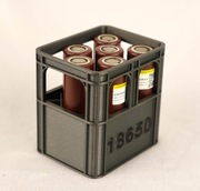 Organizer na baterie akumulatorki 18650 pojemnik