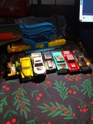 Zestaw 7 hot wheelsy toyota dodge Camaro