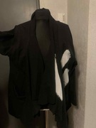 Unisono asymetryczna długa bluza płaszcz wdzianko casual dresy oversize