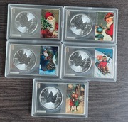 Kanada 5 dolarów 2021. Jubileusz -150 lat Kanady.