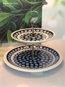 Patera ceramiczna Bolesławiec 2 w 1 27,5 cm ceramika Z.C. Bolesławiec 