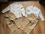 Cool club wizytowe spodnie koszula bliźniaki 86 92