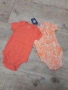 Body niemowlęce z krótkim rękawem- Lupilu  2 pak - rozm 74/80