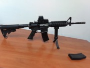 Karabinek ASG M4 GBB Green Gas 2 magazynki kolimator blowback