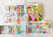 Puzzle zestaw dla dzieci 2+, 3+, super komplet