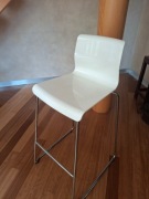 stołki barowe  STIG ,białe IKEA