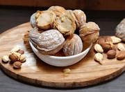 ORZESZKI z  nadzieniem ORZECH LASKOWY bez CUKRU! 0,5 kg