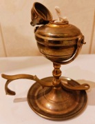 STARA LAMPA naftowa metalowa latarnia rustykalna lantern kaganek uchylna