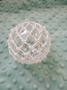 Bombka szydełkowa 8cm handmade 