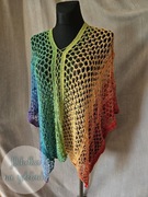 Szydełkowe ponczo plażowe (cover-up) Hot Knot 