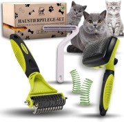OrientPaw Zestaw 3 szczotek dla kota pielęgnacja sierści Samoczyszcząca