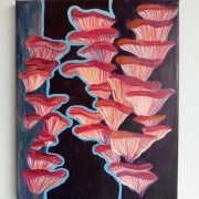 Ręcznie malowany obraz - Boczniaki