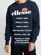 Ellesse  NOWA  Męska włoska bluza bawełniana, 80% Bawełna, Rozmiar M/L