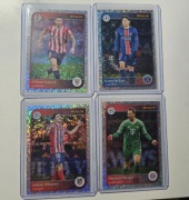 Zestaw 4x Topps Merlin Heritage Sparkle Refractor 