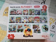 Duże Puzzle Alfabet Czu Czu