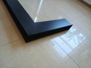 Luft narożny prawy 80x40x9cm czarny 