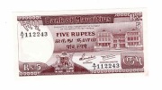 MAURITIUS 5 RUPEES 1985 P34