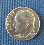 10 CENTÓW USA 1982 ONE DIME LIBERTY Roosevelt