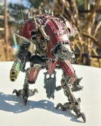 Warhammer 40k - Chaos Knights - War Dog Karnivore - Złożony pomalowany