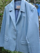 Kurtka niebieska rozm L ,skóra ,skórzana