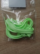 Sznurówki sznurowadła zielone neonowe fluorescencyjne 