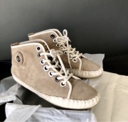 Sneakersy Kennel&Schmenger skóra zamsz beż nude skórzane 38 premium