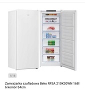 Zamrażarka wolnostojąca Beko RFSA210K30WN