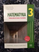 Matematyka 3 klasa . Podręcznik do liceów i techników