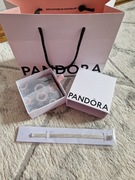 Nowa bransoletka PANDORA Reflexions  + cyrkonie 17 cm 