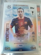 INIESTA Cup Champion TOPPS MATCH ATTAX 2025-2026 25 26