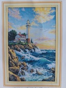 Zestaw do haftu z nadrukiem Latarnia morska 