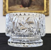 Kryształowa misa owocarka miska  młynek kryształy retro  Vintage prl