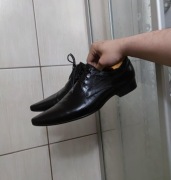 buty męskie 41 Belmondo unisex wizytowe spiczaste premium skórzane wiązane