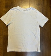 T-shirt biały bawełniany H&M r.152