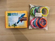 3d pen długopis drukarka stojak + wkłady dla dzieci 120m gratis zestaw