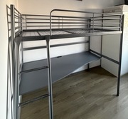 Ikea Svarta Łóżko piętrowe z biurkiem 