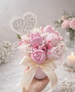 Zapachowy Bukiet świec PREZENT NA DZIEŃ MATKI MAMY BABCI URODZINY IMIENINY