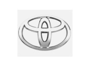 Naklejka Znaczek TOYOTA Emblemat Kluczyk Pilot lusterka logo 20x13mm NIKIEL