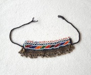 Naszyjnik choker koraliki dzwonki boho bohemian etno orient kolia biżuteria