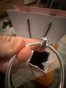 Srebrna bransoletka modułowa Disney Lilo&Stitch 17cm