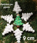 Figurki gipsowe, mix figurek, Boże Narodzenie, Nikołaj, Bałwanek