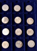 200 zł PRL Mapka 12 Monet Srebrnych 