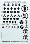 Space Marines Imperial Fists Transfers 2018