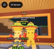 Garama and madung gold 462.5 m roblox/steal a brainrot