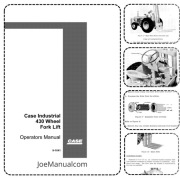 Case 430 Wheel Fork Lift Operator Manual Instrukcja obsługi 