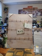 Tablica ogłoszeń z zaciskami