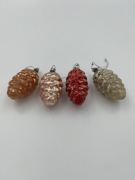 Bombki PRL szyszki 4 szt.