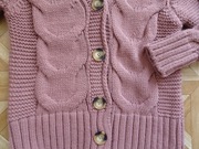 Gruby ciepły zimowy sweter S