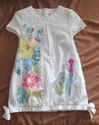 NOWY komplet COCCODRILLO = cienka SUKIENKA  + BLUZA bawełna r. 116  OKAZJA