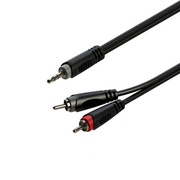 ROXTONE RAYC150L1 kabel audio 2xRCA / Jack 3.5 Stereo 1 metr